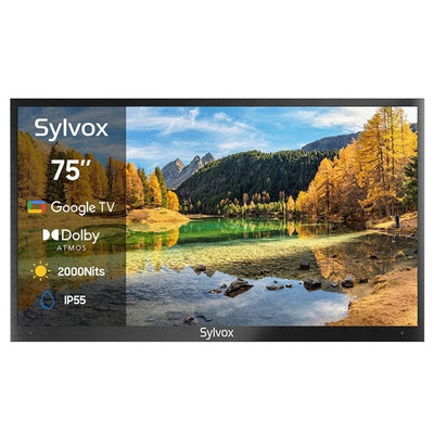 75 Zoll Outdoor TV (Wetterfest) 4K Smart TV - Pool Pro 2.0 Serie